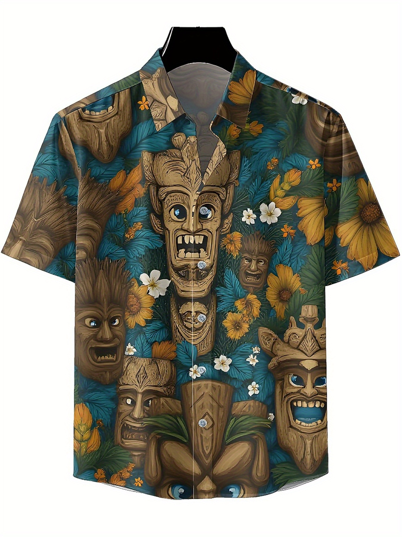 Men's Plus Size Hawaiian Shirt - đánh giá và giá Beach Shirt Hawaiian