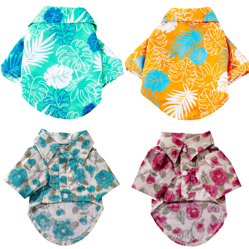 Summer Hawaiian Beach Style Do - đánh giá và giá Summer Dog Clothing