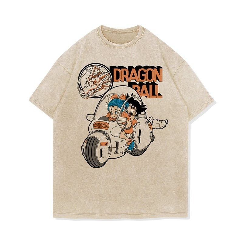 Anime Dragon Ball Vintage Wash - đánh giá và giá Japanese Summer Clothing Men