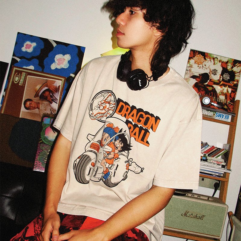 Anime Dragon Ball Vintage Wash - đánh giá và giá Japanese Summer Clothing Men