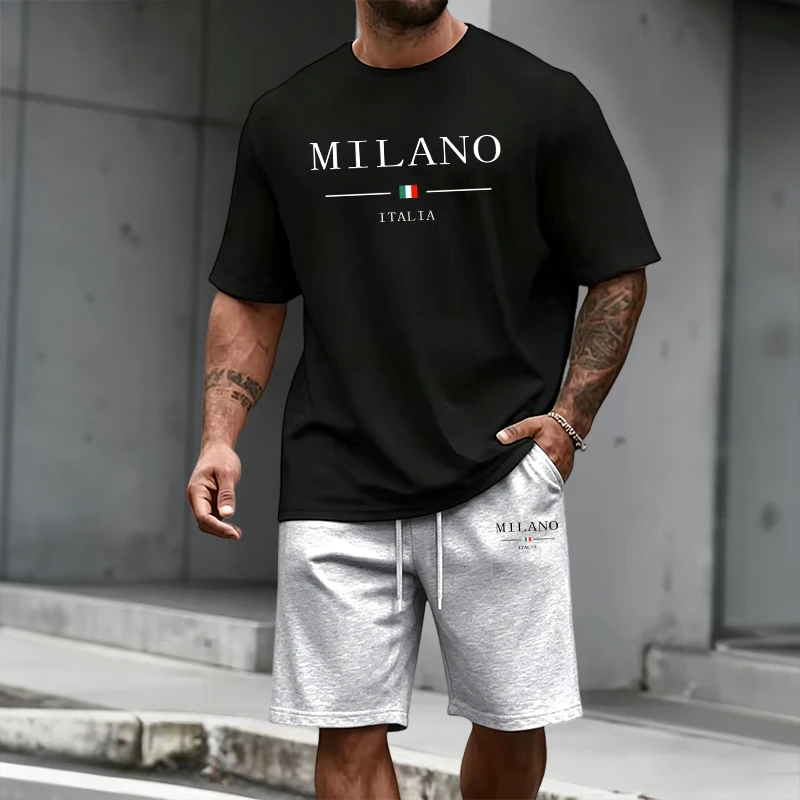Men's Tracksuit Short Sleeve T - đánh giá và giá Summer Clothes Fashion