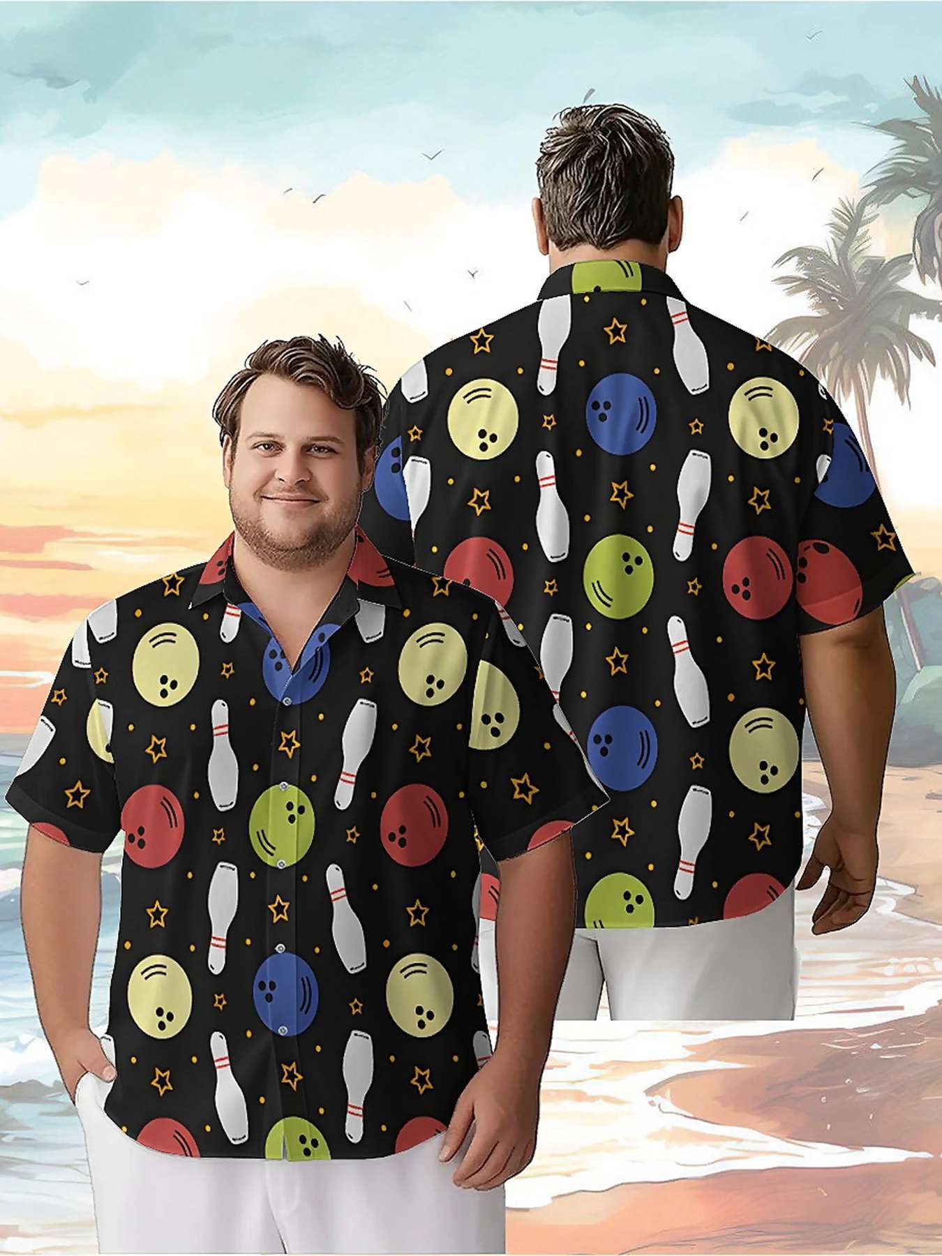 Men's Plus Size Hawaiian Shirt - đánh giá và giá Beach Shirt Hawaiian