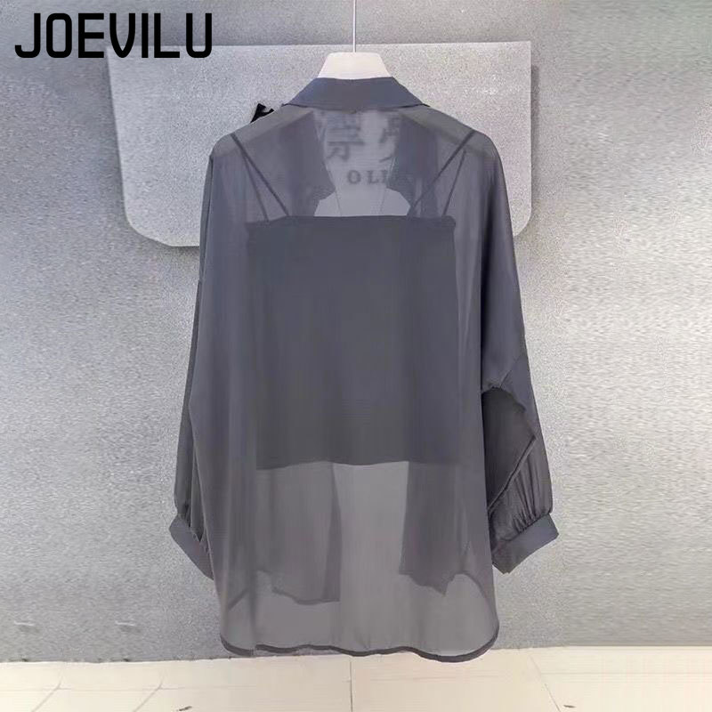 Sheer Chiffon Shirt Women's Ca - đánh giá và giá Summer Light Clothing