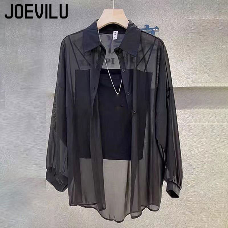 Sheer Chiffon Shirt Women's Ca - đánh giá và giá Summer Light Clothing