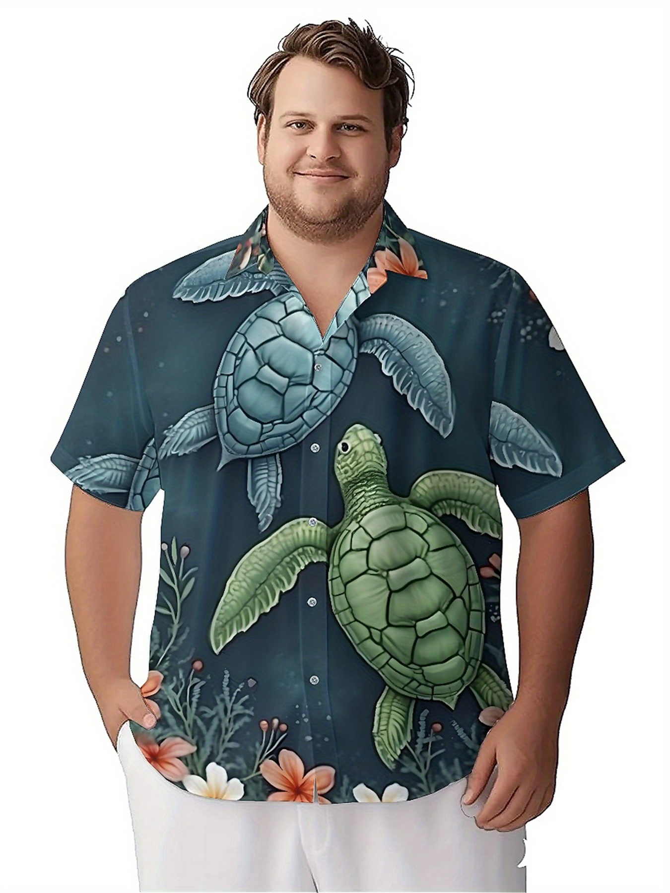 Men's Plus Size Hawaiian Shirt - đánh giá và giá Beach Shirt Hawaiian