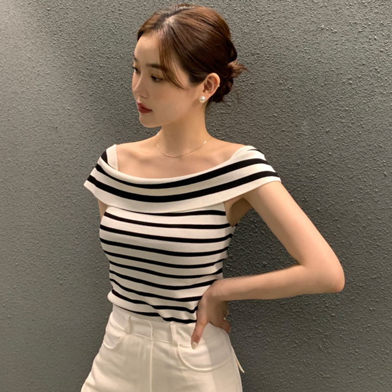 Summer Fashion Stripe Knitted  - đánh giá và giá Summer Zara
